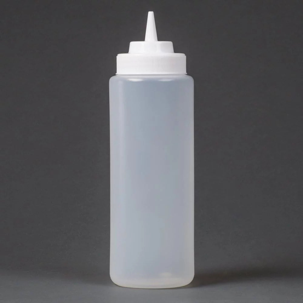 Wide Mouth Squeeze Bottles 32 Ounce 6 Pack M796