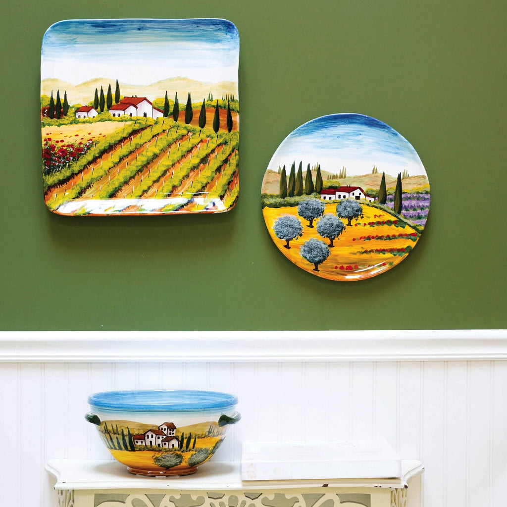Tuscany Round Wall Plate H3842