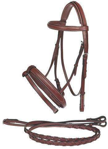 Brown Padded Bridle L444