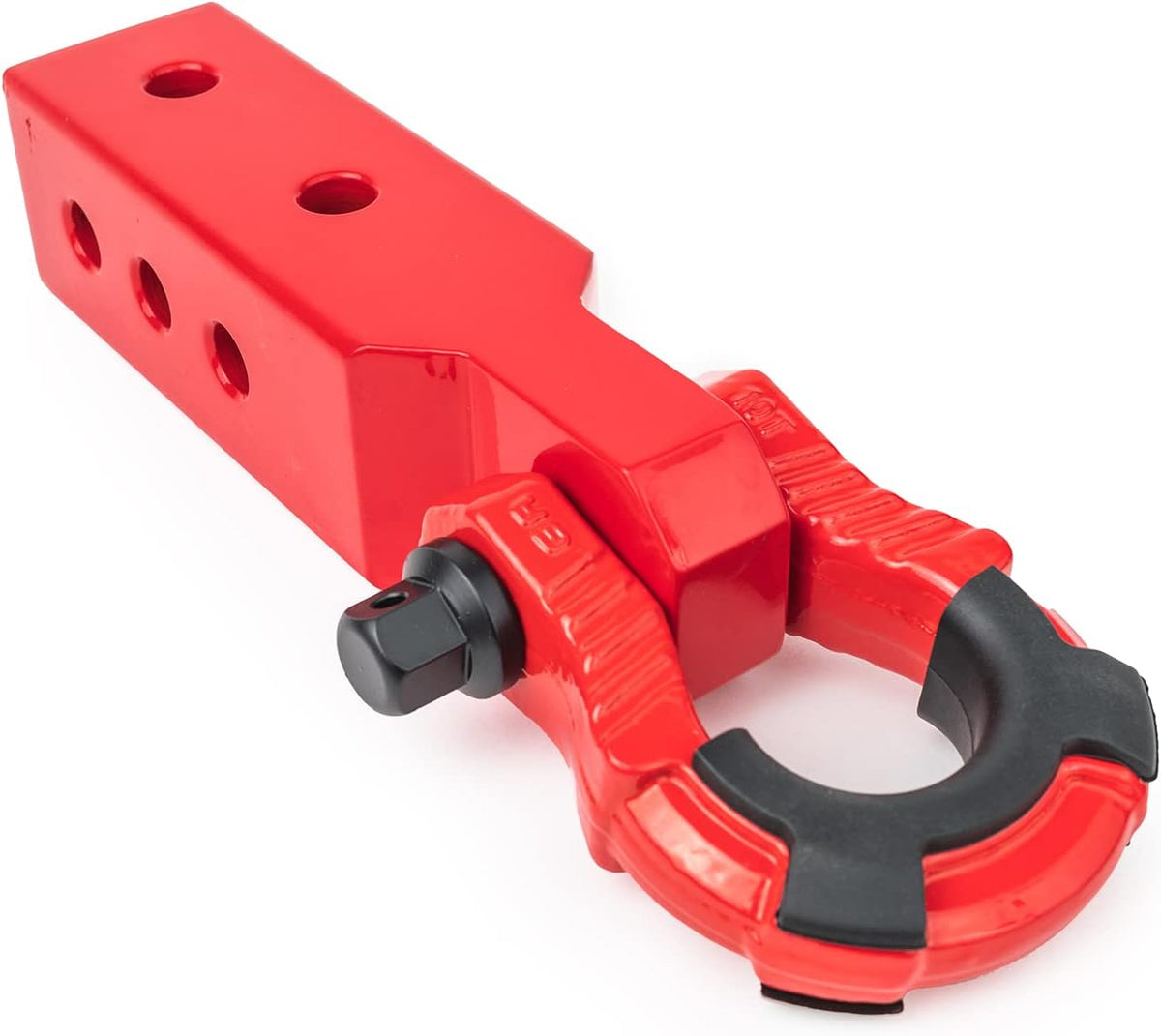 Red Pack of 2 Heavy Duty Steel Hitch Receiver V981301