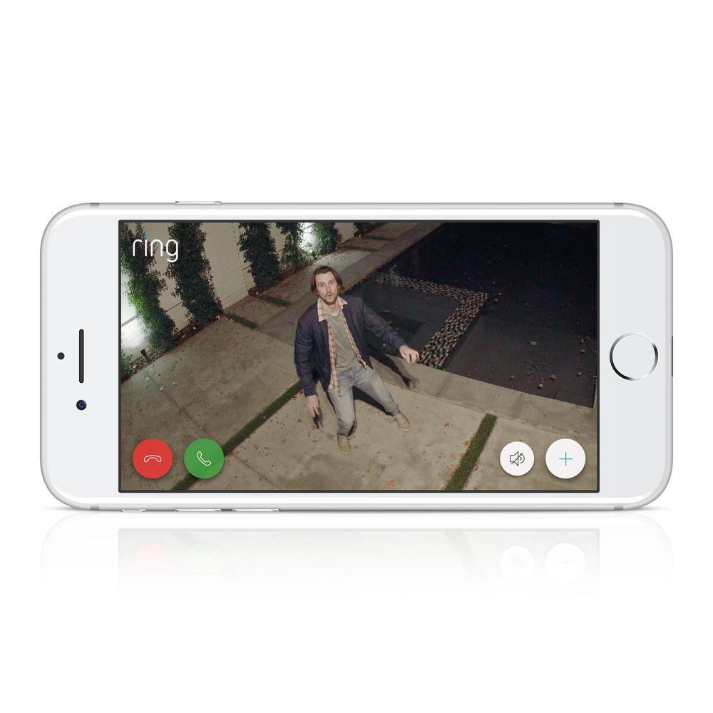 Black Outdoor Wi-Fi Cam with Motion Activated Floodlight (2-Pack) X25445