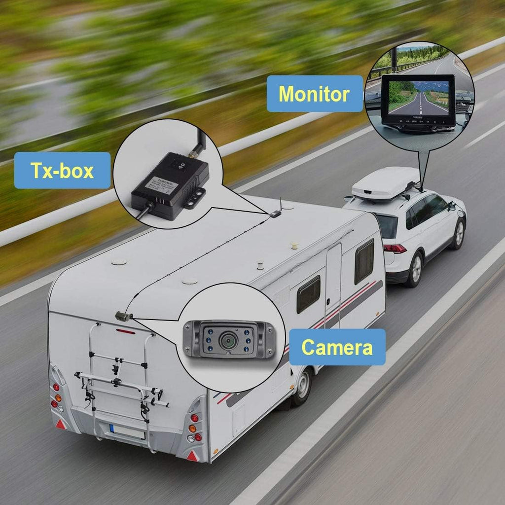 7'' 720P Wireless Backup Camera System W1792
