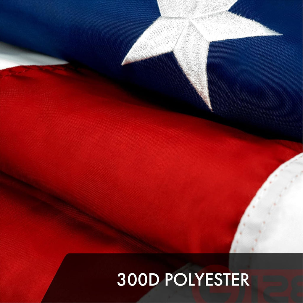 10 Pack American USA US Flag 10x15 ft Embroidered Stars Sewn Stripes Brass Grommets A49524