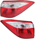 Pair Rear Tail Lights for Toyota Corolla Q5836