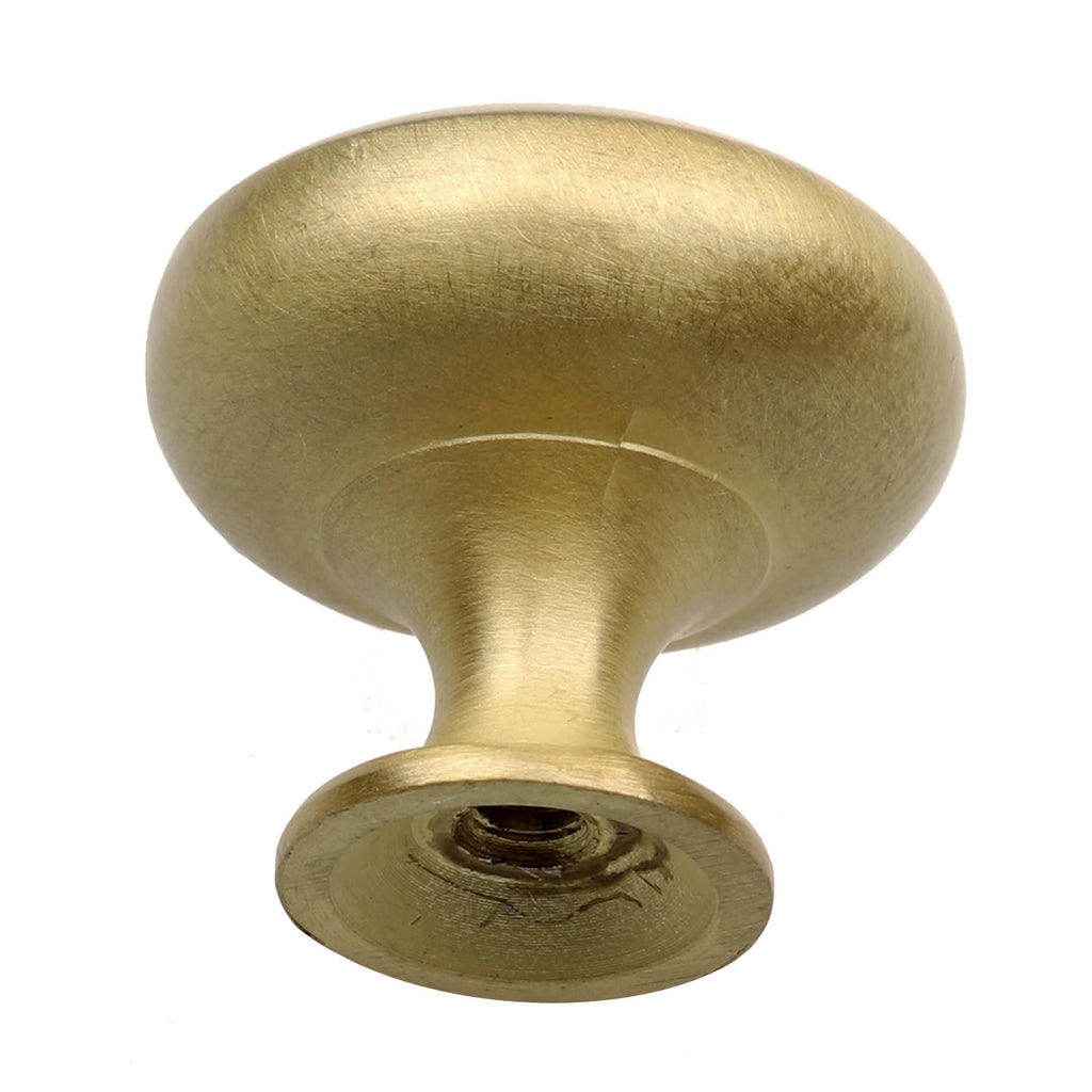 Satin Gold Round Cabinet Knobs Pack of 25 O84743