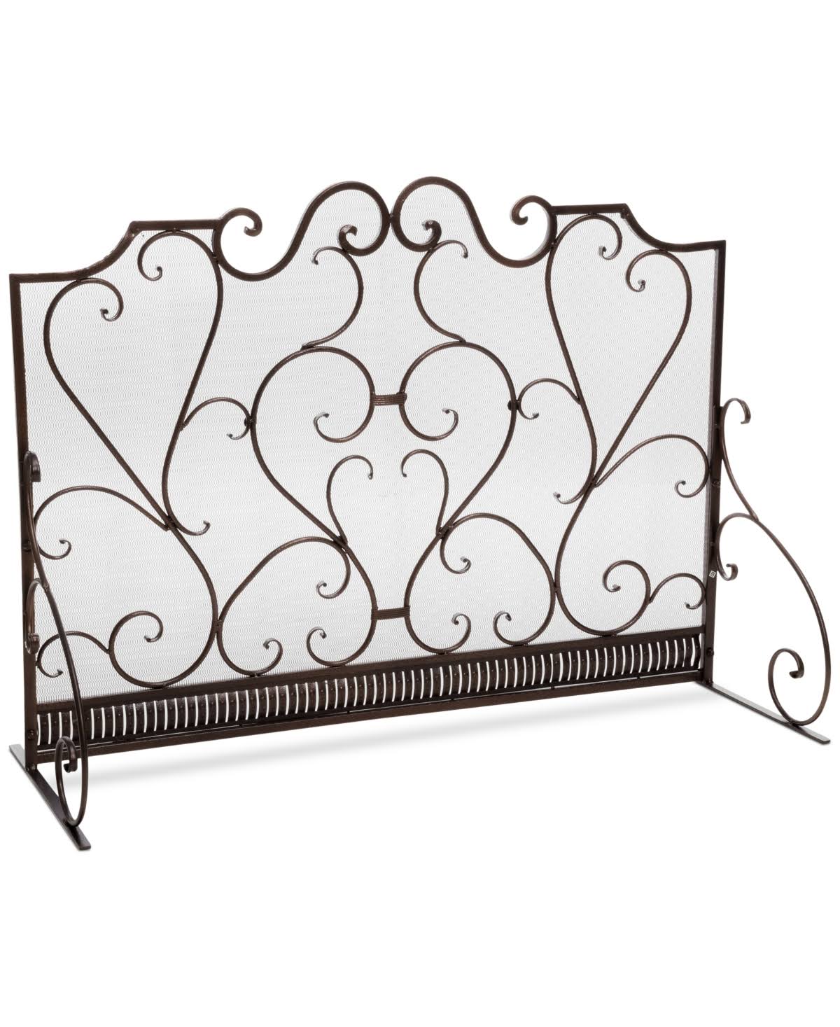 Black Fireplace Screen W609738