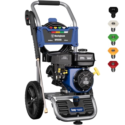 Gas Pressure Washer, 3400 PSI, 2.6 GPM Z330
