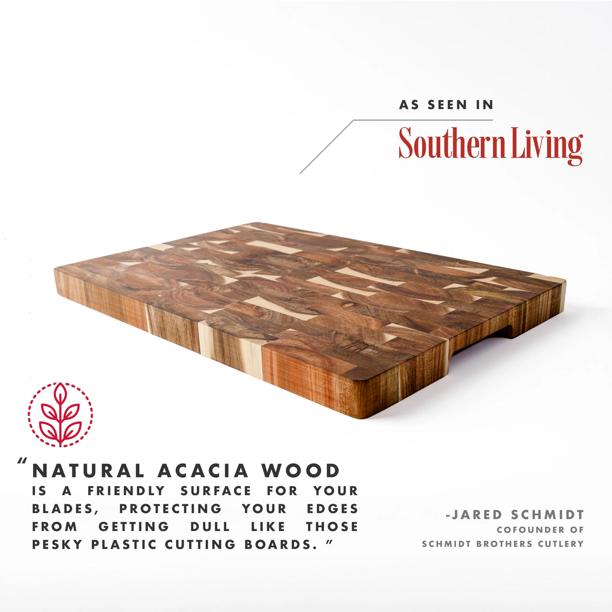 Acacia End-Grain Cutting Board E2877