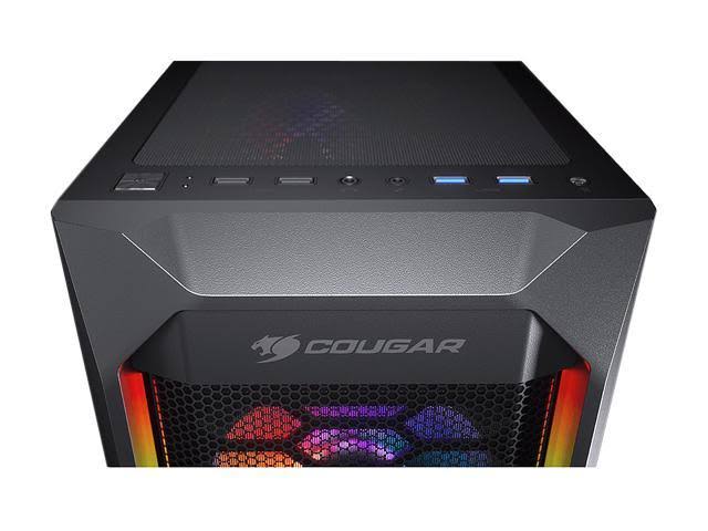 Cougar Case MX410 Mesh-G RGB ATX Mid-Tower Tempered Glass USB J428