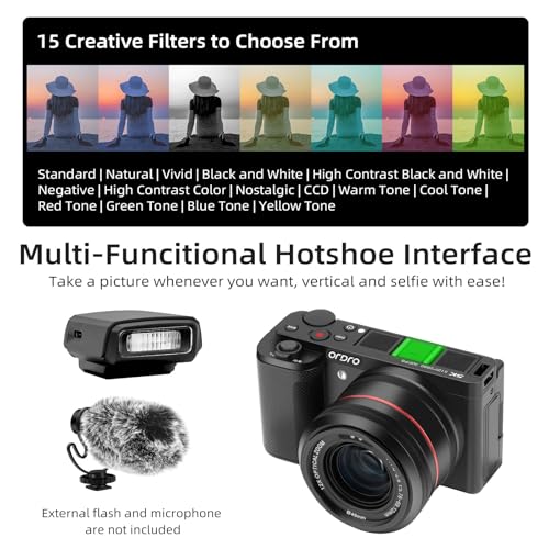 5K Mirrorless Camera 12x Optical Zoom P83947