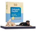 Orthopedic Large Dog Bed with Sherpa Top J110416
