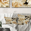 Floral Printed Throw Pillow S2602