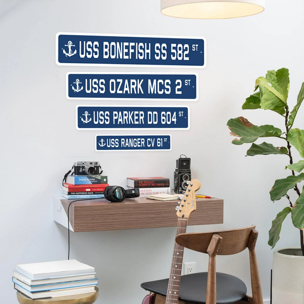 USS JEROME COUNTY LST 848 Street Sign U86146