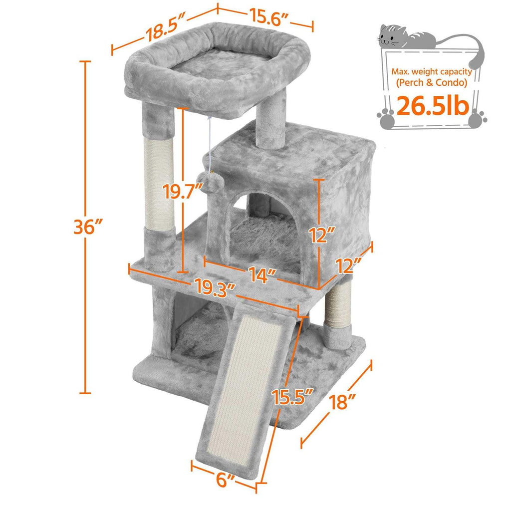 Cat Tree with 2 Condos P224