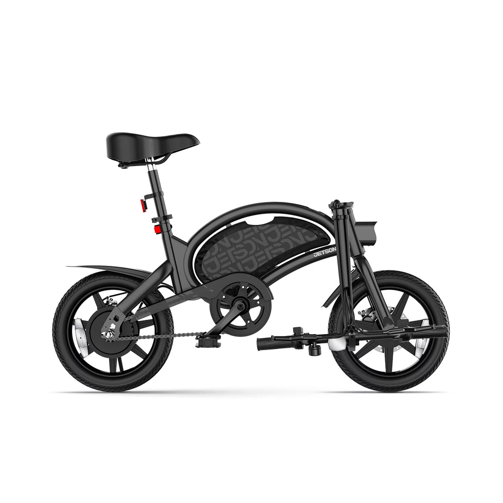 Black Folding Electric Bike D2086