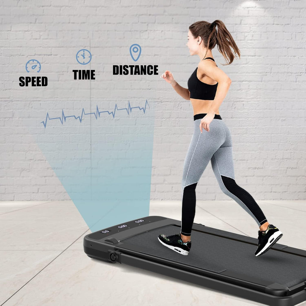 Under Desk 2 in 1 Folding Treadmill Walking Pad W1757