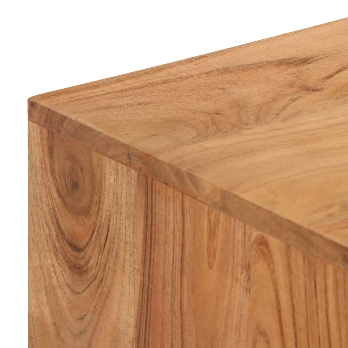 Acacia Wood Writing Table with 2 Drawers and Shelf T37871