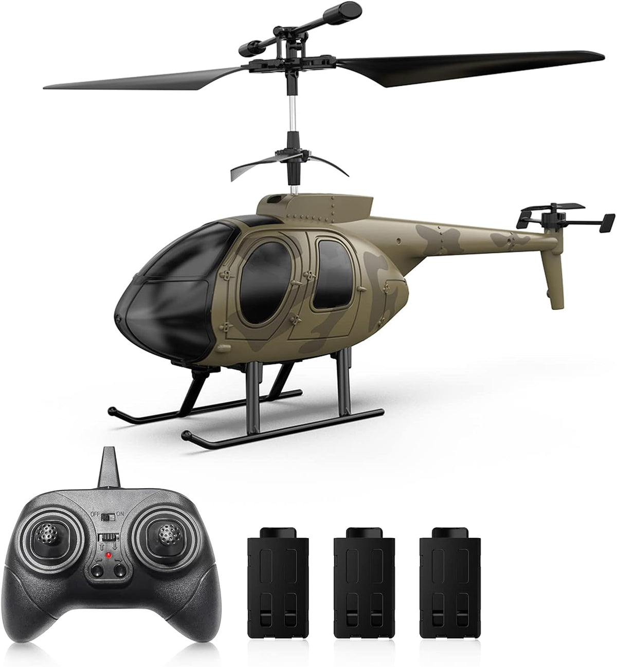 2.4GHz RC Helicopter with 3 Batteries Q1549