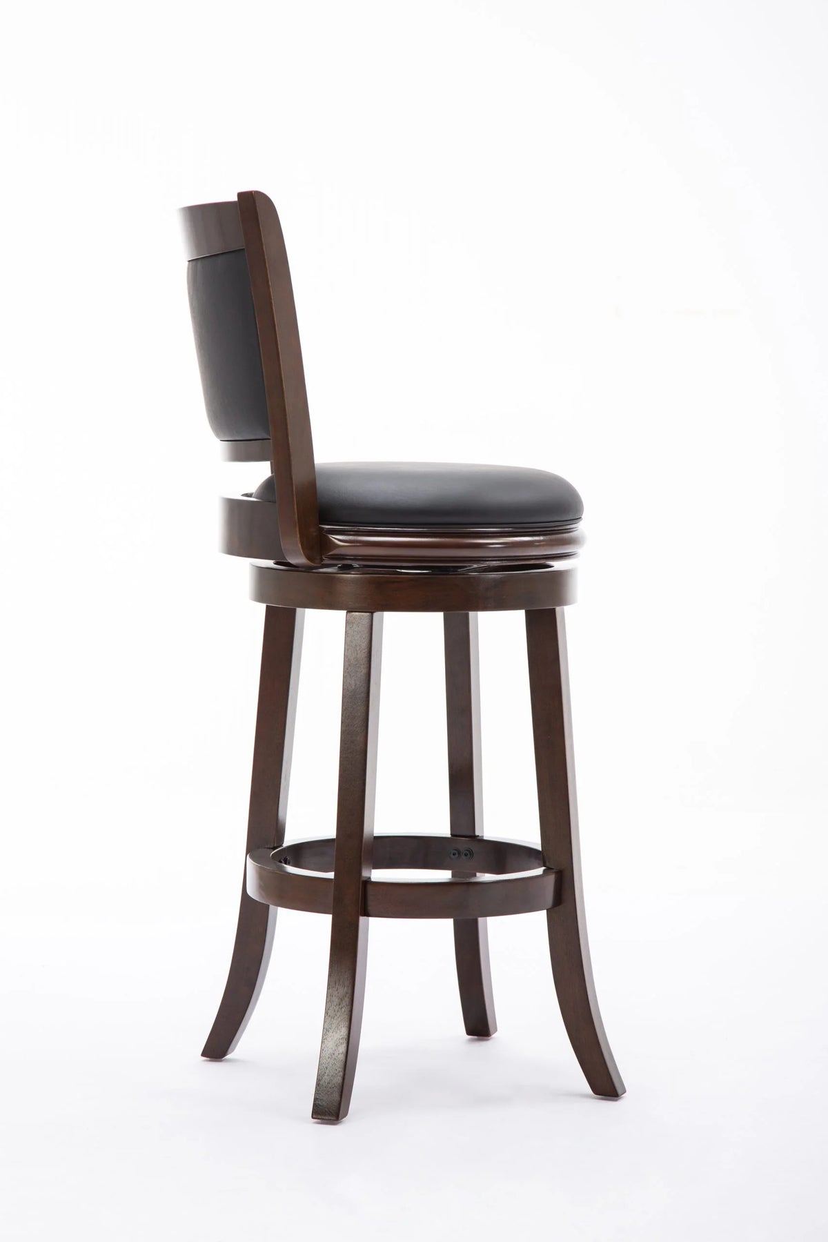 Cappuccino Swivel Wood Kitchen Bar Stool I29620