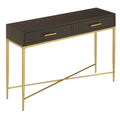 Black Scallop Console Table Y63292