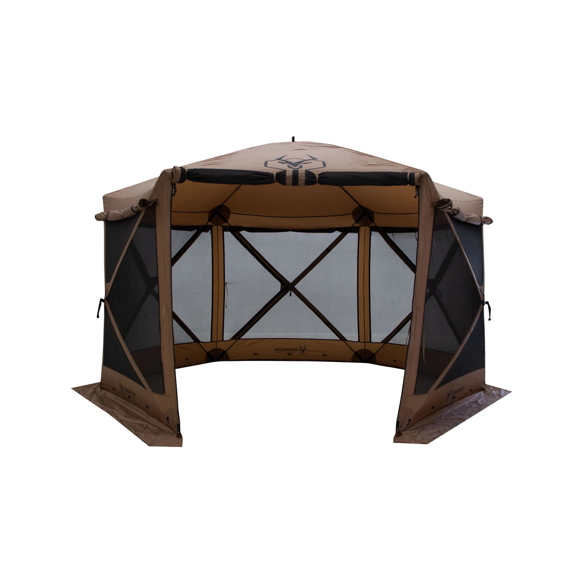 12x12ft 6 Side 8 Person Pop Up Gazebo Tent R981