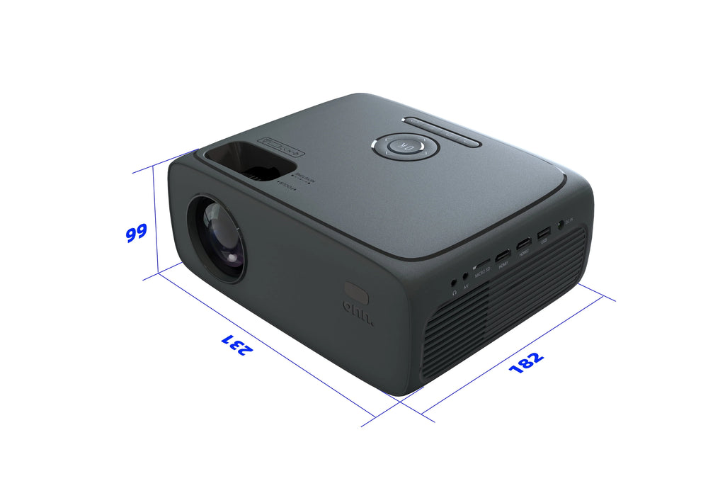 720P HD LCD Home Theater Projector with HDMI Cable, Black N373683