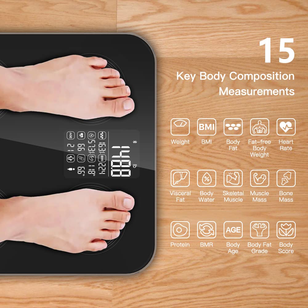 Digital Body Fat and Water Weight Scale Pack of 2 M885174