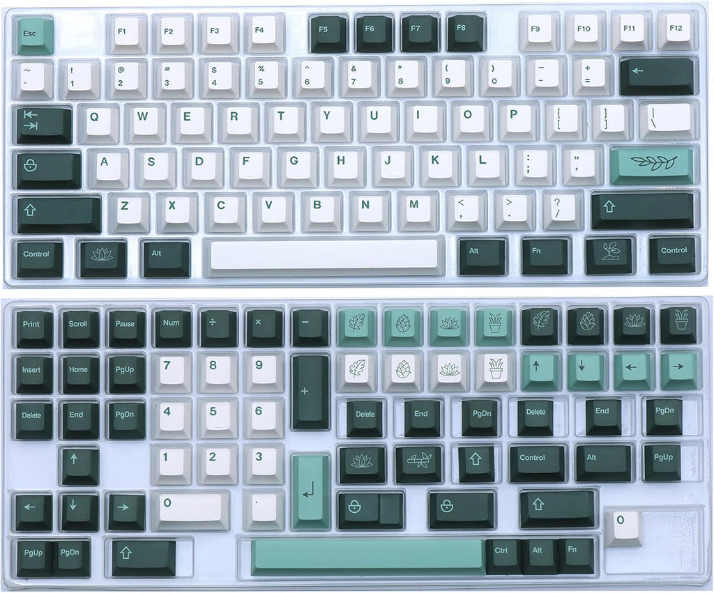 Botanical Cherry Profile PBT Dye-Sublimated Keycaps U1854