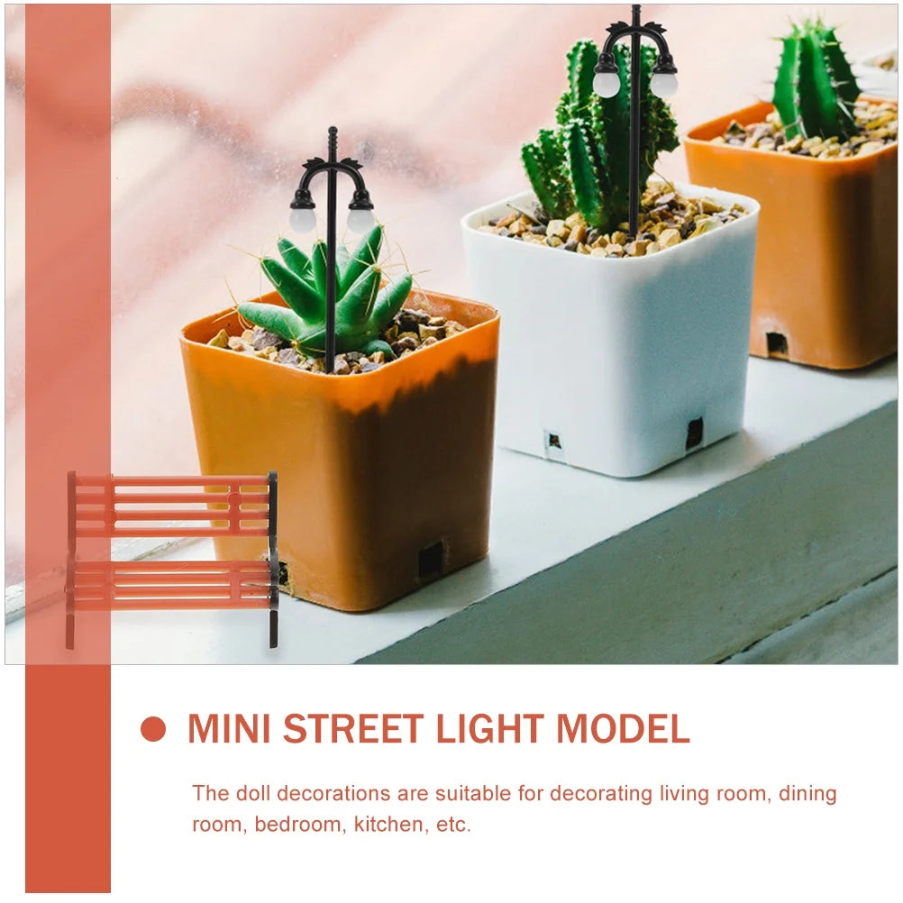 18 Pcs Mini Street Lamp Ornaments P871