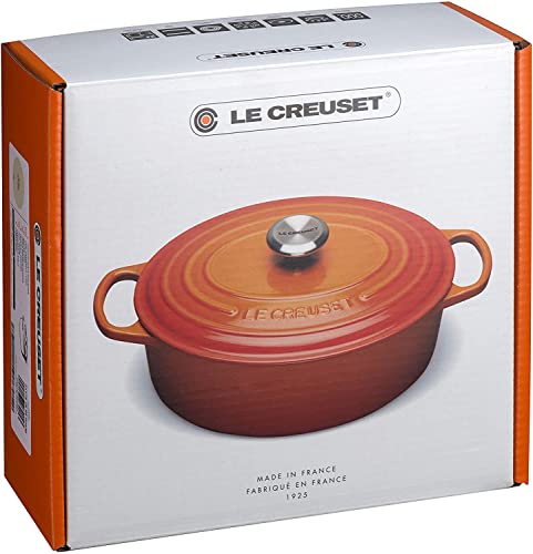 8 qt Enameled Cast Iron Oval Dutch Oven I885337