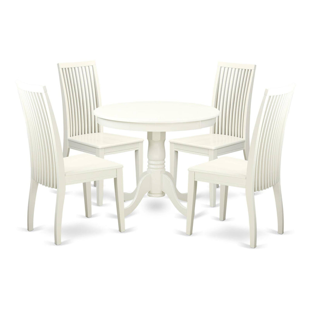 Linen White Dining Room Set M425