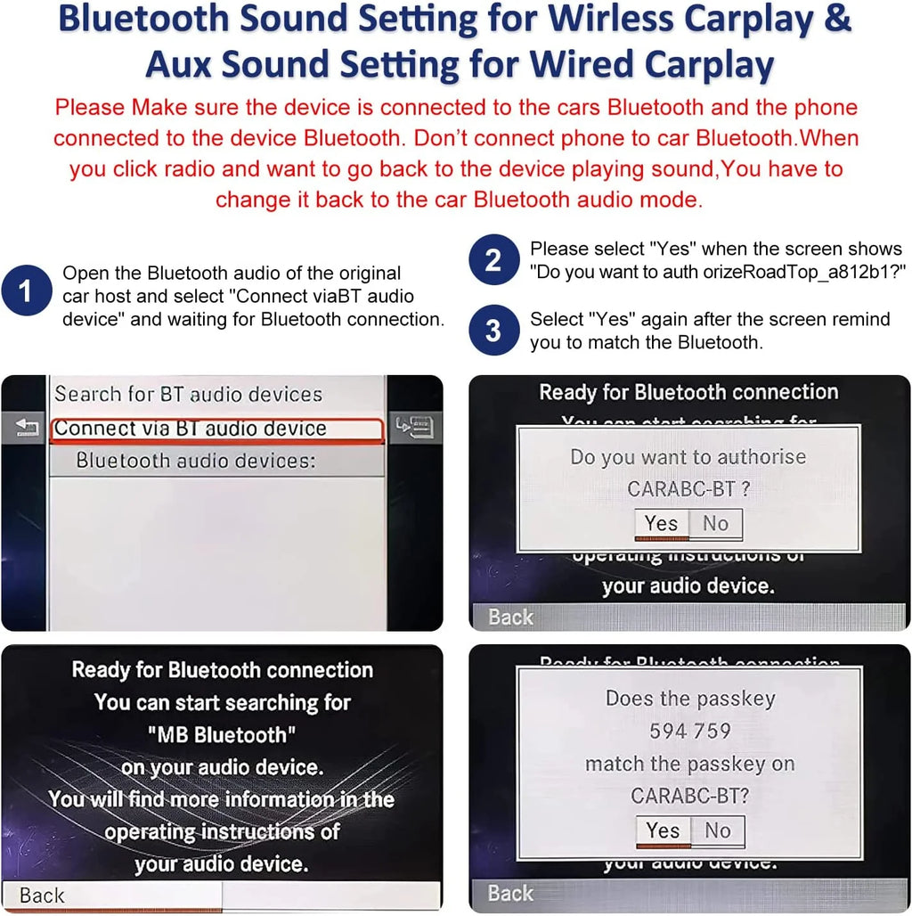 Wireless Carplay Compatible with Apple Carplay & Android Auto Z925