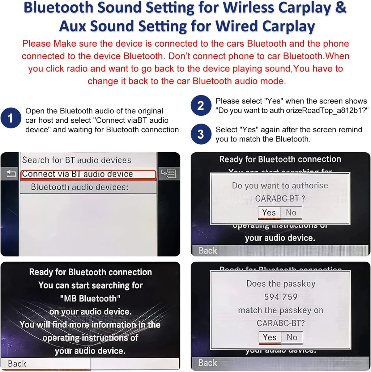 Wireless Carplay Compatible with Apple Carplay & Android Auto Z925