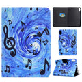 Colorful Painting Multi-Angle Viewing Folio Wallet Smart Cover for iPad 10th Generation 10.9 Inch Case K606635
