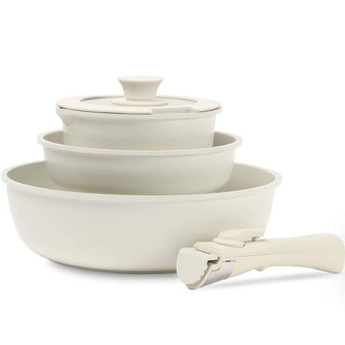 5 Pcs Nonstick Granite Cookware Set Y4769