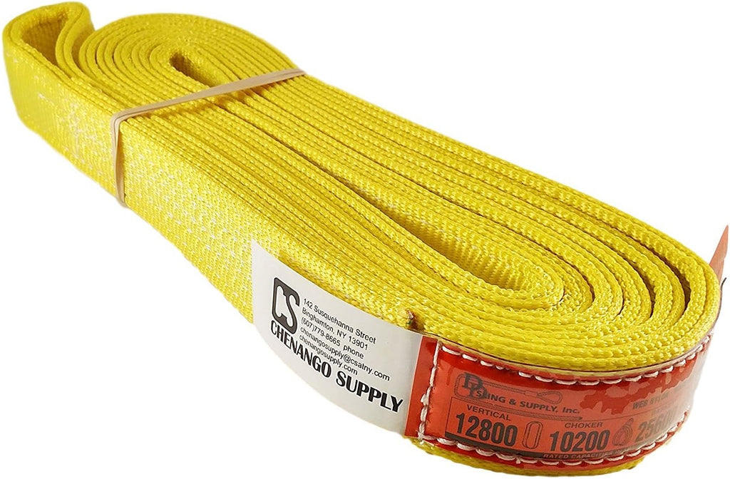 2 Ply Endless Nylon Lifting Slings, 2"x8', Pack of 2 D101