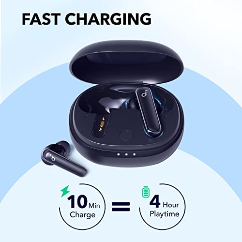 Black Noise Cancelling Wireless Bluetooth Earbuds A28186