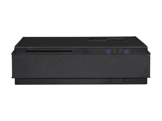 Black Slim Mini-ITX HTPC Gaming Case D838