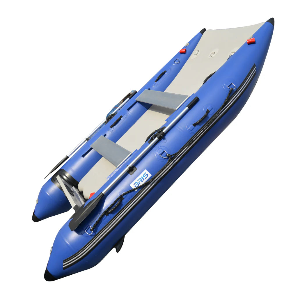 11 ft Inflatable Catamaran Boat Blue F166
