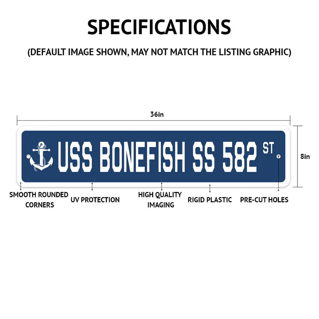 USS JEROME COUNTY LST 848 Street Sign U86146
