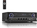 2 Channel 220W Stereo Receiver Amplifier with FM, USB SD Card, LED Display, Pack of 2 R742515