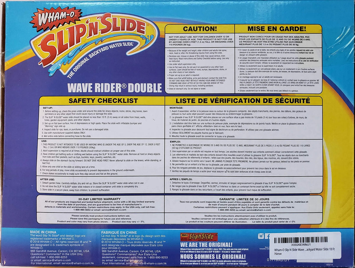 Double Backyard Water Slide 18' R83288