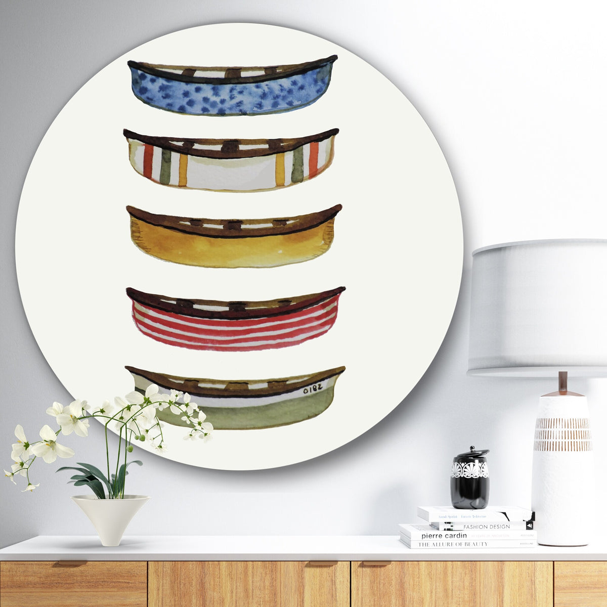 23 X 23 Metal Circle Wall Art V874