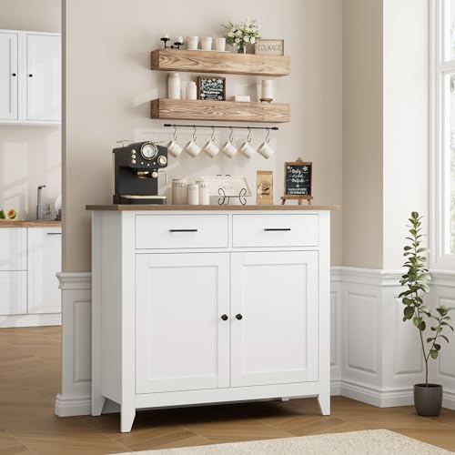 Grey Kitchen Storage Cabinet with 2 Drawers and 2 Doors R87378