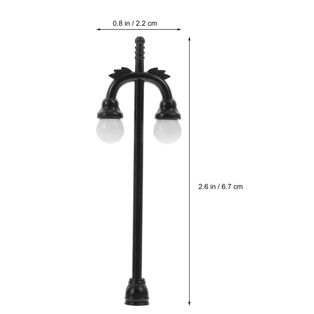18 Pcs Mini Street Lamp Ornaments P871