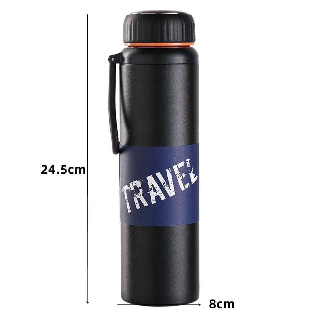 800ml Insulated Stainless Steel Sports Water Bottle Thermal Mug T960