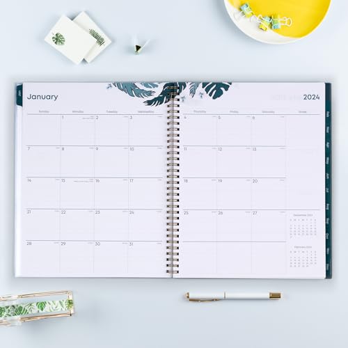 2024 Weekly and Monthly Planner, 8.5" x 11", Wirebound R747