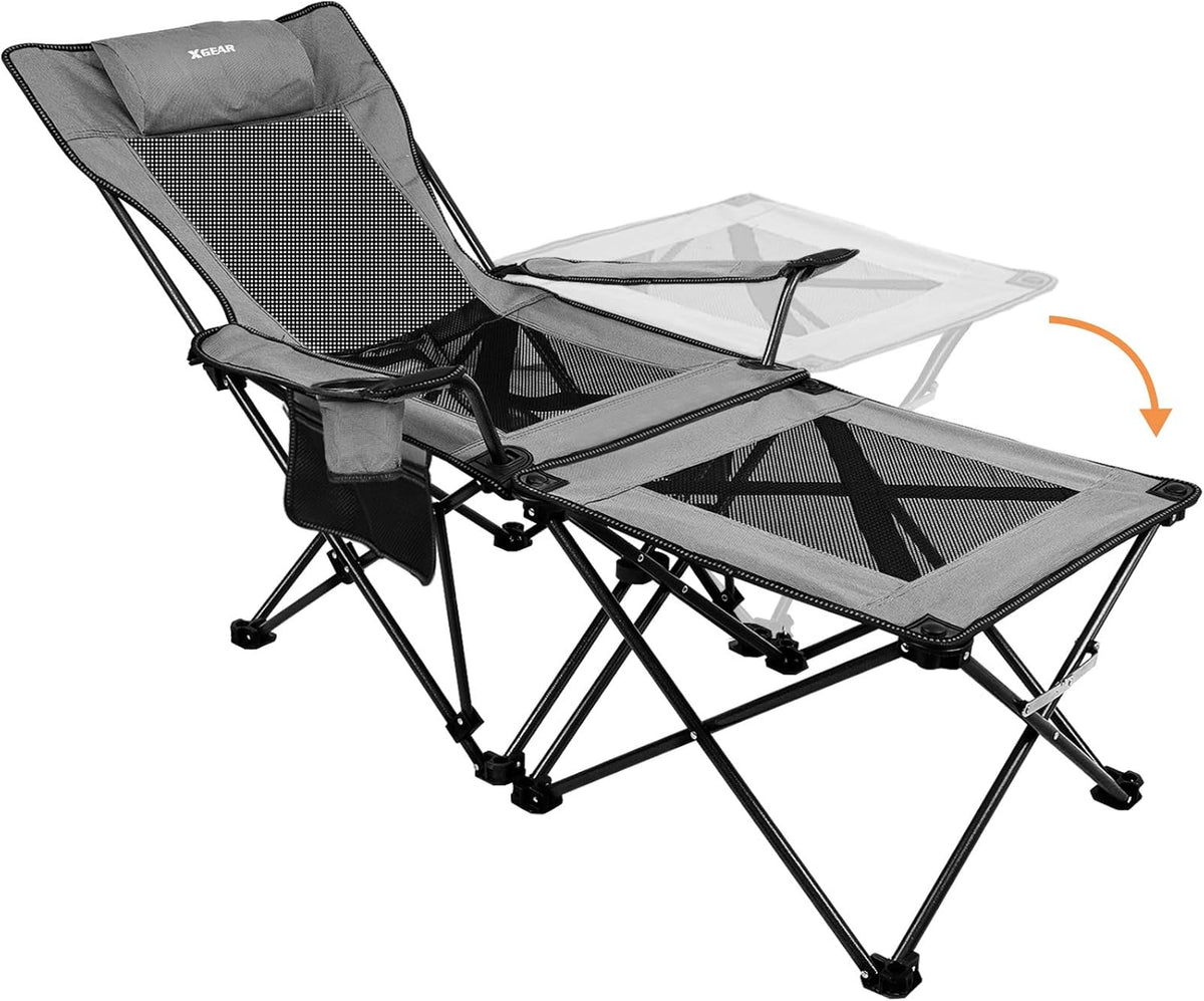 2 in 1 Folding Camping Chair with Detachable Table R47060