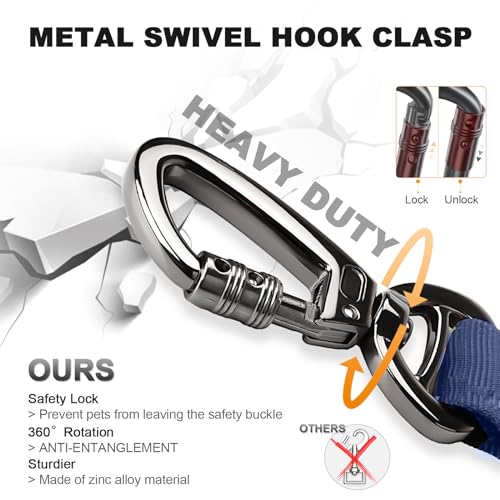 Camo Military Dog Collar and Bungee Leash Set with Metal Buckle D945