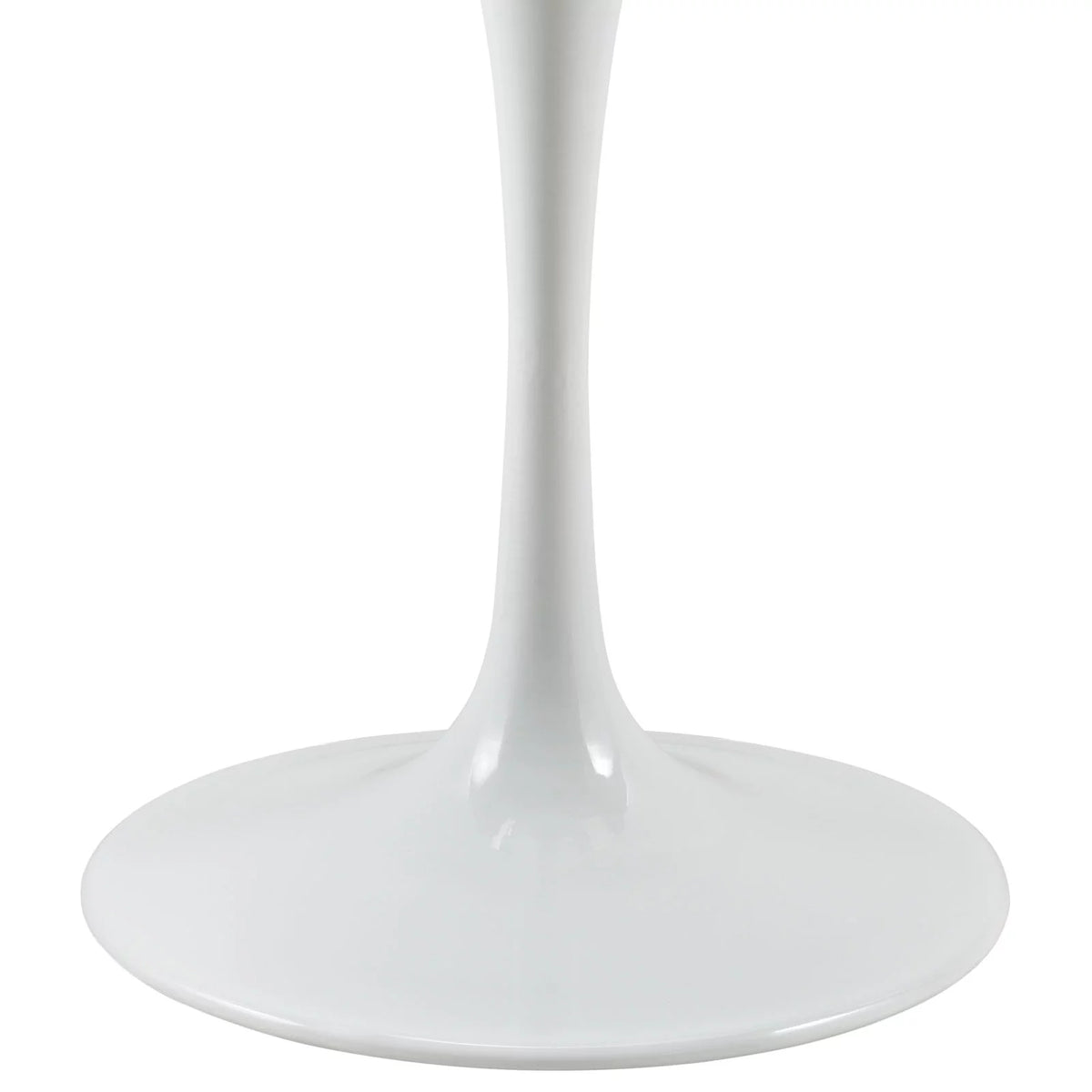 Round Artificial Marble Dining Table in White D78147